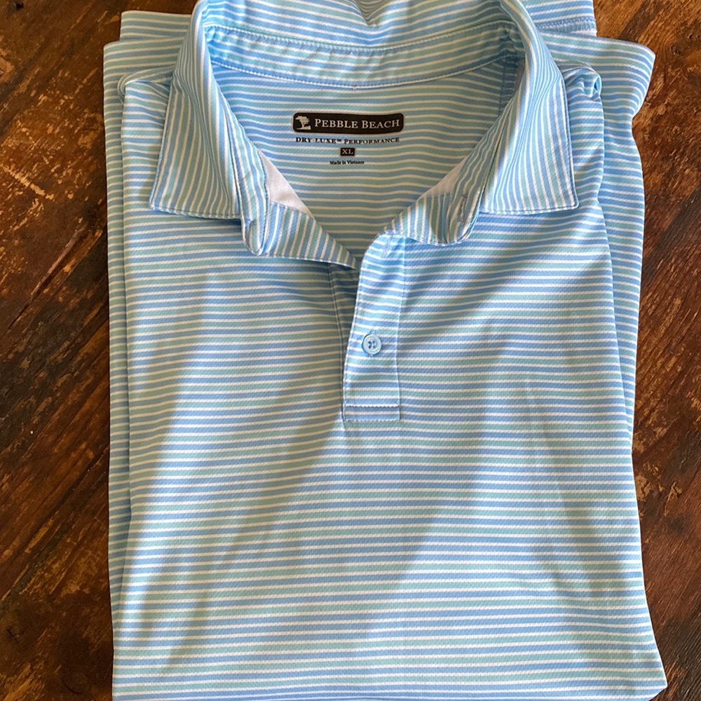 Pebble Beach dry luxe performance polo